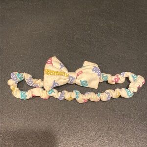Vintage colorful kids’ headband with bow